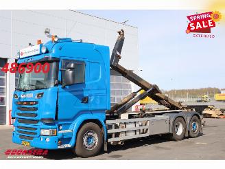 skadebil vrachtwagen Scania R R450 6X2 VDL S-21-6400 Full Air Standairco 2017/11