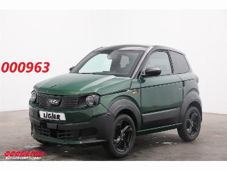 krockskadad bil brommobiel Ligier  Myli I.DEAL Elektrisch 8 kWh Moped Leder Bluetooth 356 km! 2026/1