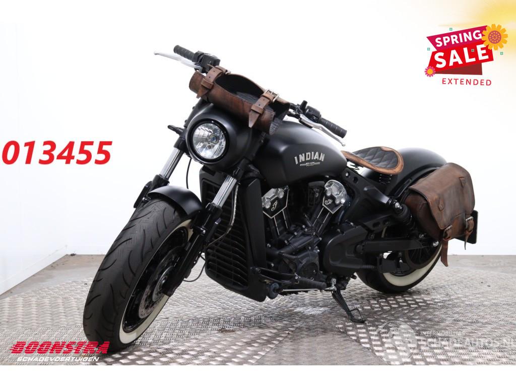 Indian Scout Bobber Custom Miller Exhaust ABS