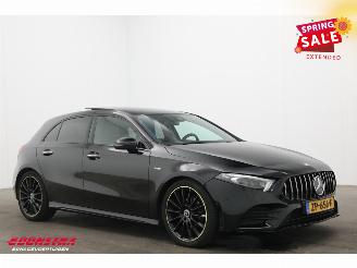 damaged passenger cars Mercedes A-klasse 180 d Launch Edition 7G-Tronic AMG Pano LED Memory Camera SHZ 2018/11