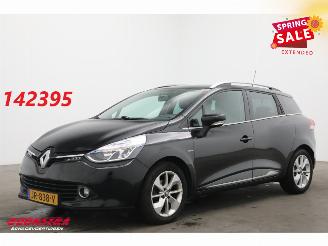 krockskadad bil auto Renault Clio Estate 1.5 dCi ECO Limited Navi Airco Cruise PDC AHK 2016/6