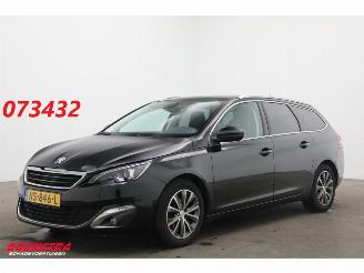 krockskadad bil auto Peugeot 308 SW 1.6 BlueHDI Aut. Allure Pano Navi Clima Cruise PDC AHK 2017/4