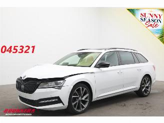Damaged car Skoda Superb Combi 2.0 TDI 200 PK DSG SportLine LED ACC Virtual Camera LRHZ AHK 2024/5