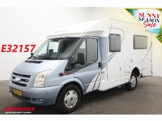 skadebil auto Dethleffs  Globevan 02 2.2 TDCI Luifel Fietsendrager Cruise 134.848 km! 2009/1
