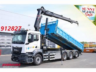 skadebil auto MAN TGS 35.510 8X4 Kipper Hiab X-Hipro 232 E-3 119.097 km! 2023/3