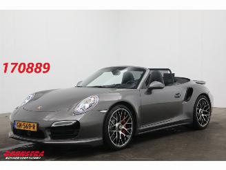 Damaged car Porsche 911 Cabrio Turbo Sport Chrono PADM PDCC PDLS+ Burmester SHZ 2014/6