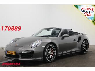Voiture accidenté Porsche 911 Cabrio Turbo Sport Chrono PADM PDCC PDLS+ Burmester SHZ 2014/6