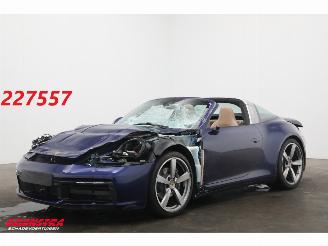 Voiture accidenté Porsche 911 992 Targa 4 PDK PDLS PADM Lift Bose Sport Chrono Leder Camera SHZ 5.835 km! 2023/7