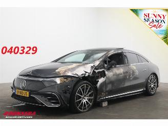 damaged passenger cars Mercedes EQS 450+ AMG Line 108 kWh Pano LED ACC Burmester Memory Camera AHK 2023/11