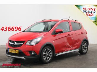 krockskadad bil auto Opel Karl 1.0 Rocks Online Edition Airco Cruise Navi DAB Bluetooth 2018/9