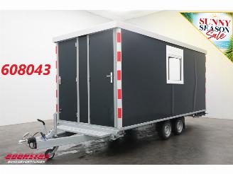 skadebil aanhanger   Harmsen Tandemasser Schaftkeet Toilet 2000kg 500x230 Nieuw!! 2025/5