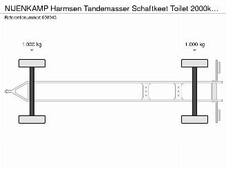   Harmsen Tandemasser Schaftkeet Toilet 2000kg 500x230 Nieuw!! picture 29