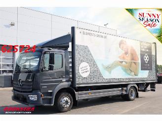 krockskadad bil vrachtwagen Mercedes Atego 1223 Koffer 7.5m Palfinger 1500kg LBW Euro 6 138.543 km! 2023/5