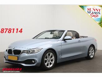 uszkodzony samochody osobowe BMW 4-serie Cabrio 420d Fahrbereit Leder Memory Clima Cruise Camera SHZ 2014/12