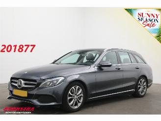 skadebil auto Mercedes C-klasse Estate 350 e LED ACC Burmester Leder Camera SHZ 2015/6