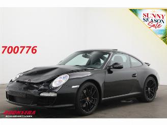 skadebil auto Porsche 911 3.6 997 Carrera PDK Schuifdak Leder Cruise SHZ 2009/11