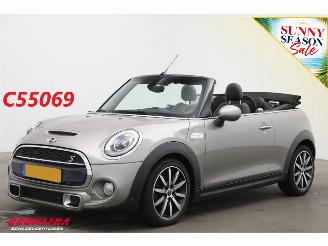 skadebil auto Mini Cabrio 2.0 Cooper S Aut. Chili Serious Business H/KCruise Clima Leder SHZ 59.827 km! 2016/6