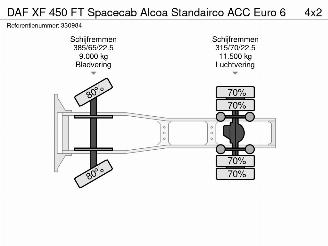 DAF XF 450 FT Spacecab Alcoa Standairco ACC Euro 6 picture 37