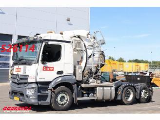 dommages camions /poids lourds Mercedes Actros 2543 LS 6X2 Koks EcoVac Euro 6 124.445 Km!! 2021/11
