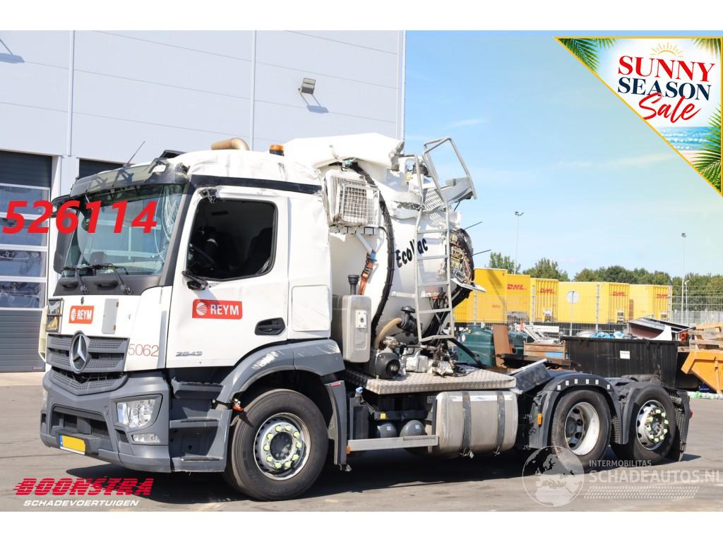 Mercedes Actros 2543 LS 6X2 Koks EcoVac Euro 6 124.445 Km!!