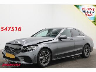 krockskadad bil auto Mercedes C-klasse 180 AMG Cruise Navi Clima SHZ Apple/Android Virtual Camera PDC 2020/2