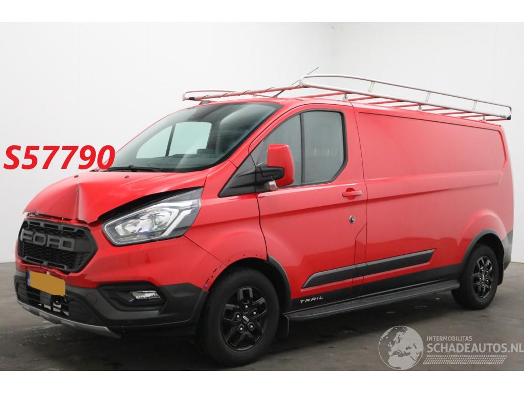Ford Transit Custom 300 2.0 TDCI L2-H1 Trail Cruise Navi Airco SHZ Leder Apple/Android Camera PDC AHK