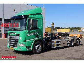  DAF XD 450 6X2 Haakarm + HMF 3220K-RCS Kran 124.200 km! 2024/4