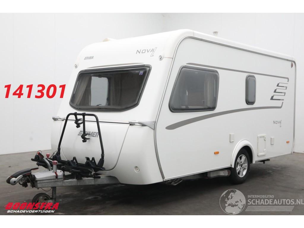Eriba  Nova Light 425 ENL Mover Fietsendrager Luifel TV Dwarsbed