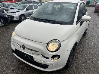 damaged passenger cars Fiat 500  2014/11