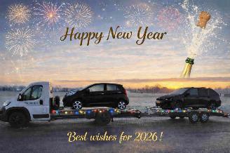 krockskadad bil auto Alpine  Happy New Year 2026/1