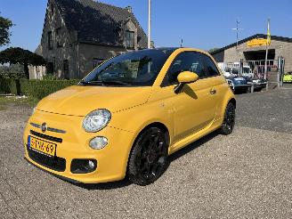 krockskadad bil auto Fiat 500 0.9 TwinAir Turbo 500S SPORT UITVOERING, AIRCO 2014/3