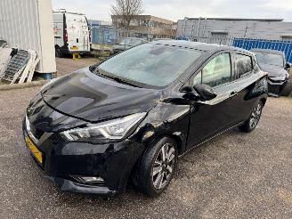krockskadad bil auto Nissan Micra 0.9 IG-T N-Connecta 2017/9