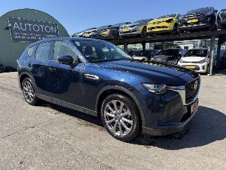 Voiture accidenté Mazda CX-60 2.5 e-Skyactiv PHEV 141KW Clima Navi Leer Exclusive-Line NAP 2023/4