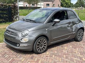 Voiture accidenté Fiat 500 lounge Hybrid 2021/3