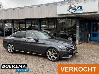 krockskadad bil auto Mercedes C-klasse 350 e Lease Edition Burmester Panorama Navigatie 2015/8