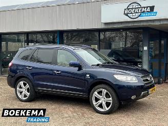 krockskadad bil auto Hyundai Santa Fe 2.7i V6 4WD Style Open Dak Leder Navi Clima Cruise SHZ 2007/8