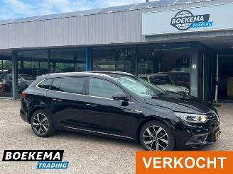 krockskadad bil auto Renault Mégane Estate 1.3 TCe Bose Keyless Navigatie Climate Cruise Camera sfeerverl. 2018/9