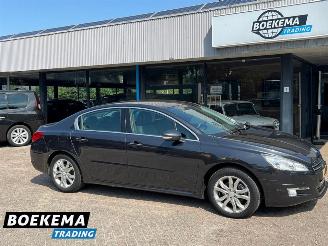 krockskadad bil auto Peugeot 508 1.6 THP Blue Lease Premium HUD Navigatie Clima Cruise 2013/12