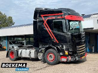 krockskadad bil auto DAF XG 480 FT 4X2 Camera ACC Euro6E Koelkast Standairco 2022/7