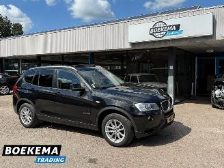 krockskadad bil auto BMW X3 xDrive20i High Ex. Aut Panorama Head-Up Leer Navigatie 2012/10