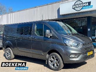 Unfallwagen Ford Transit Custom 320 2.0 TDCI 170PK L2 Limited DoKa 6-Persoons Automaat 2xSchuifdeur 2018/5