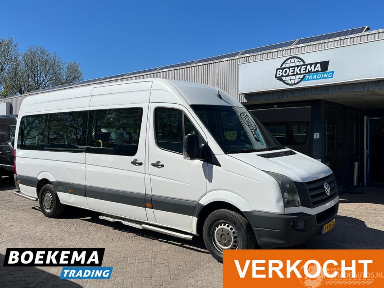 Volkswagen Crafter 35 2.0 TDI L3H2 9-Persoons Schuifdeur Rolstoellift
