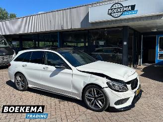 Schadeauto Mercedes C-klasse 250 CDI 4MATIC Edition 1 AMG Panorama Burmester Luft 360-Camera 2016/11
