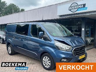 krockskadad bil bedrijf Ford Transit Custom 320 2.0 TDCI L2 Limited DC 5-Persoons Clima Camera 2x Schuif 2018/5