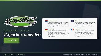 skadebil auto Audi  export / douane / tenaamstelling tarief 2026/1