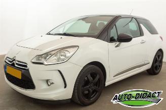 damaged passenger cars Citroën DS3 1.2 VTi Navi Clima Leder So Chic 2014/6