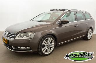 krockskadad bil auto Volkswagen Passat 1.4 TSI Automaat Pano Navi Clima High Executive Line BlueMotion 2012/6