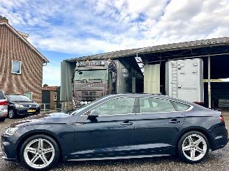 Schadeauto Audi A5 Sportback 2.0 TFSI 191pk aut + f1 MHEV S-line - nap - 1e eig - 3x s-line - alarm - nav - keyless - 18 inch - elektr klep 2018/6