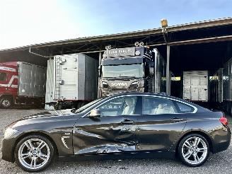 Auto incidentate BMW 4-serie Gran Coupé 420d 190pk aut High Exec - schuifdak - nap - hud - leer - 360cam - line + side assist - harman 2016/9