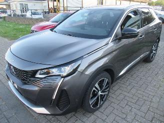 damaged passenger cars Peugeot 3008 1.2 PureTech Aut GT-Line Climatronic HalfLeer Navi Camera StoelVerwarming Keyless-Go 2021/8